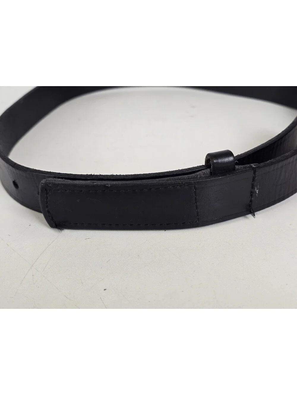 Cintas No Scratch Black Genuine Leather Work Belt - Usa - 13735 - Men's Size M